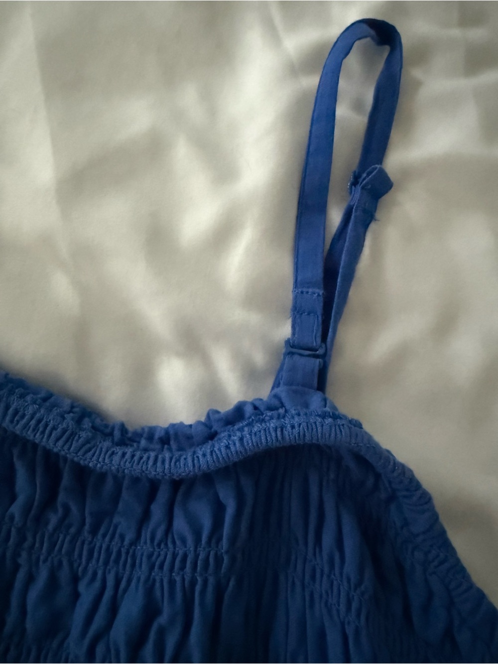 Old Navy Blue Smocked Midi Sundress with Eyelet Hem
Size Medium - Picture 6 of 8